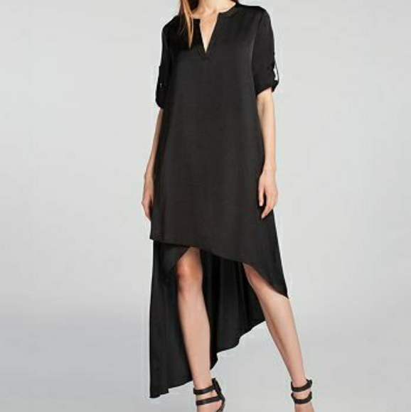 BCBGMaxAzria Dresses & Skirts - BCBGMAXAZRIA Eddie Black Asymmetrical Dress